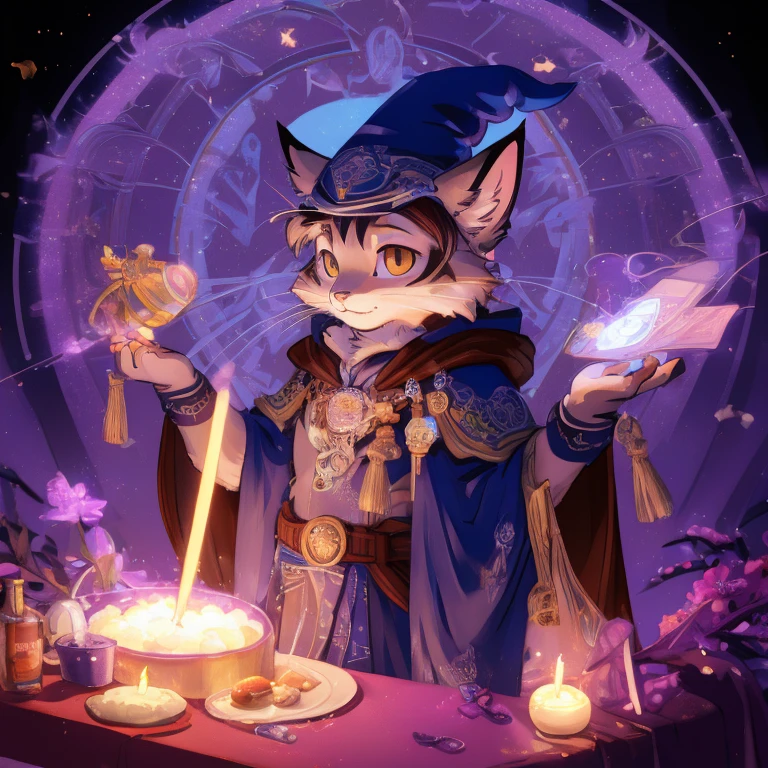 cute kitty, cat, wizard, cat wizard, wizard cap, wizard hat, wizard cloak, cat with wand, wizard wand, cat with potion, potion belt, cat icon, cat maine coon, cat breed, cat breed maine coon, small kitty, cute, detailed eyes, detailed fur, detailed paws, magic light, magic scenery,