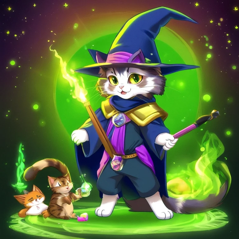 cute kitty, cat, wizard, cat wizard, wizard cap, wizard hat, wizard cloak, cat with wand, wizard wand, cat with potion, potion belt, cat icon, cat maine coon, cat breed, cat breed maine coon, small kitty, cute, wizard, cat wizard, wizard hat, wizard cloak, green magic, green light remix, green power, green lights focus, green shading, green flame, cat with wand, wizard wand, cat with potion, potion belt, cat maine coon, cat breed, cat breed maine coon, male character, male kitty, male face,