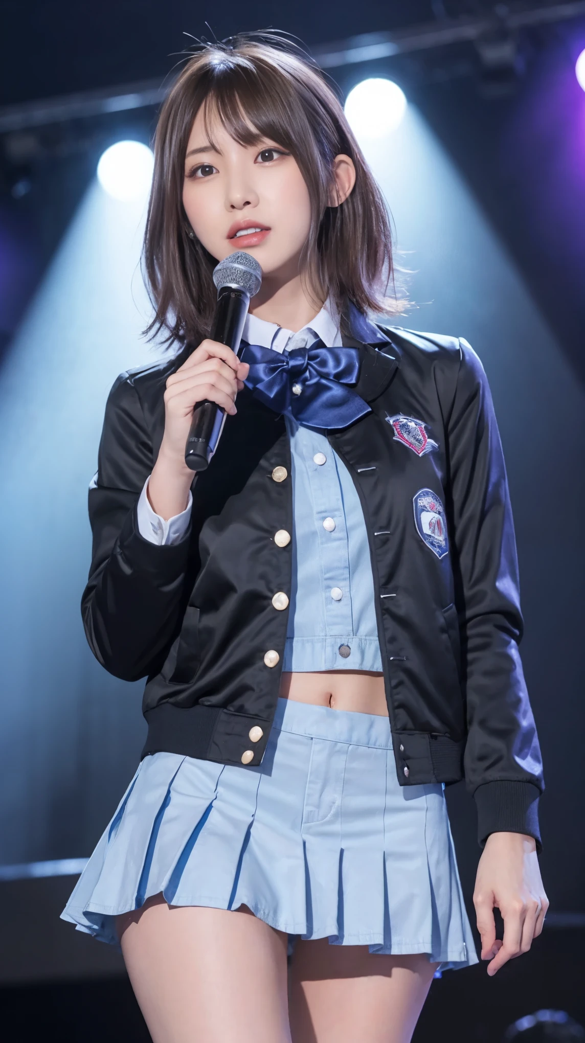 Dogenzaka 69,High school girl uniform live costume,Miniskirt concert costume,Live costume: high school girl uniform jacket,Girl Idol,Concert Venues