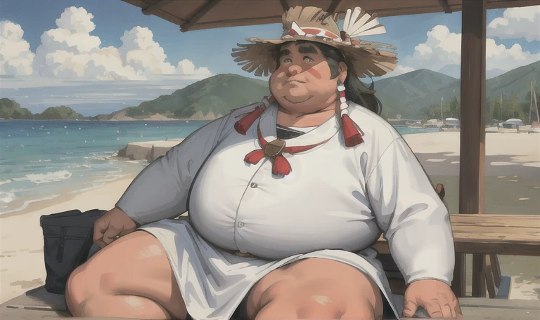 Native American,(((Fat people))),Masterpiece 1.5