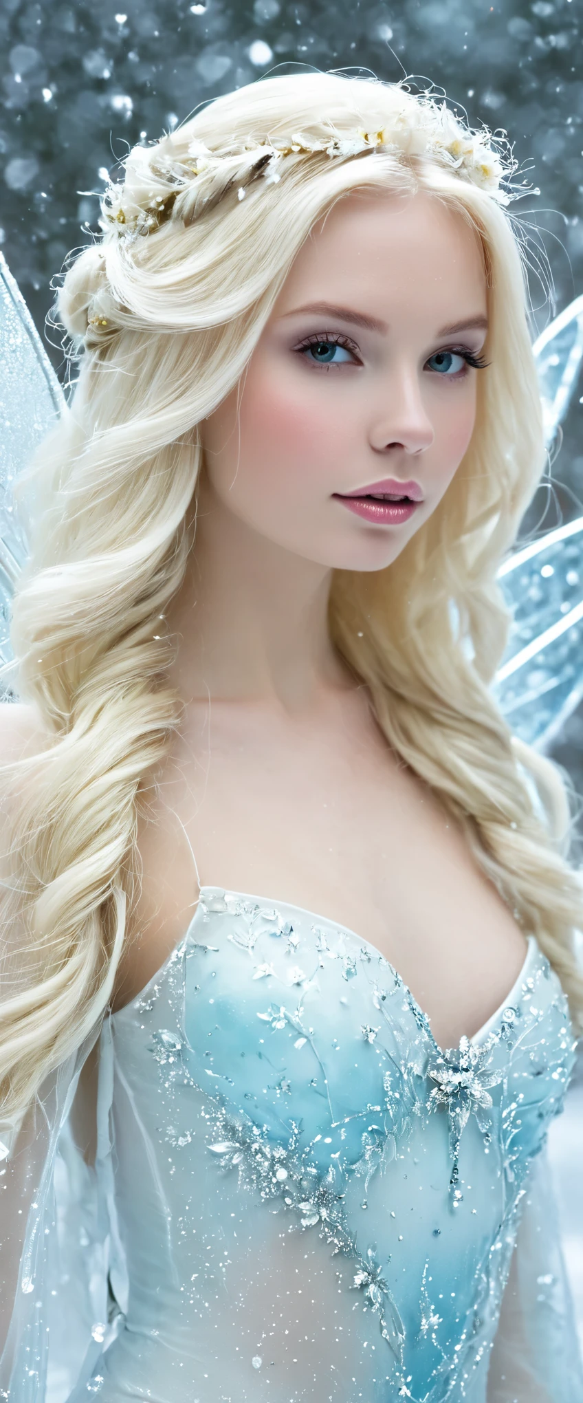 Blonde ice fairy 