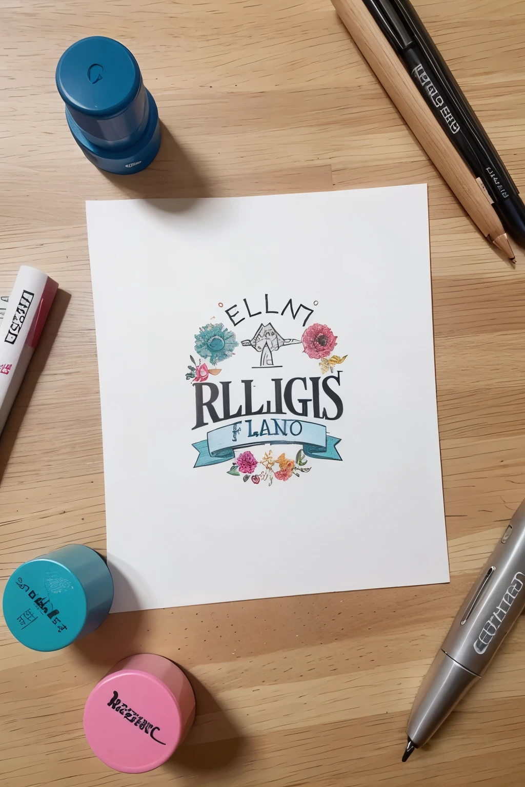 crea un logo original, llamativo, colorido y alegre con colores vivos y fuertes para una tienda de regalos con la palabra "CICRUZ"
