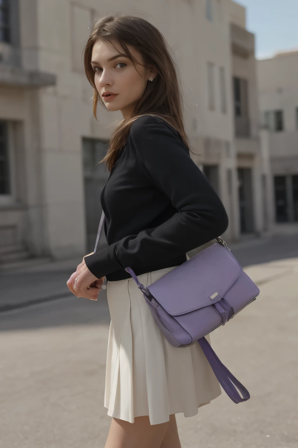 bolso , versatile, elegante y formal, medium-sized, color lila, con tirantes largos y cortos ajustables, con varios compartimientos. imagen de fondo sin modelo, sin personas SIN MODELO DE FONFO, SOLO BOLSO
