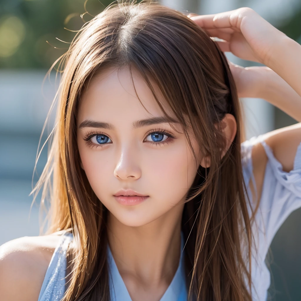 1girl, solo, cute girl, 18yo, standing, full boy shot,