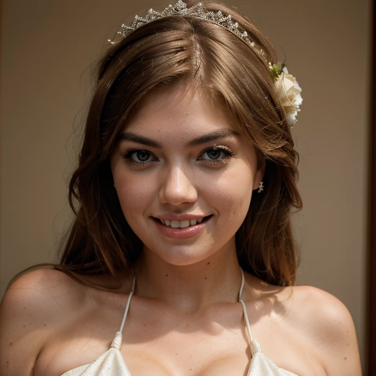 Kate Upton dressed in formal wear smiling
