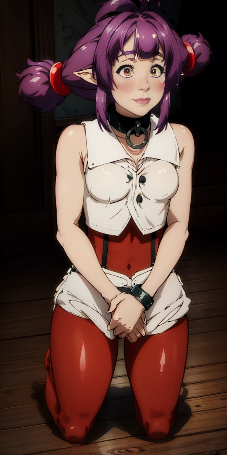 Nanakusa Nazuna, nazunaxl, purple hair, braided hair rings, short hair, hair rings, blue eyes, ringed eyes, small breasts, (Bust size very very small.)), (flat chest:1.2), nude, red gag, Blushing, frowning, Bondage and BDSM, Whole body, kneeling position on the floor, Ball Gag, red gag, Arms behind back, arms tied, bdsm, bondage, bound, bound legs, shibari, rope, spread legs, barefoot, arms behind back, bondage shibari, saliva, drooling, excessive saliva, pussy vibrators, Takate Kote, Panting, ((Blindfolded eye, Blindfold around the head )), Cat position, Nipple piercing, Home room, living room,  Hiromitsu 