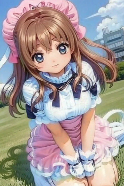 Sakura Kinomoto　woman　Baby Face　brown hair　Big Breasts　Waistline　barefoot　Nipples　Bunny girl　Pussy hand masturbation　Love juice　blush　smile　Twin tails　Looking up　Hotel