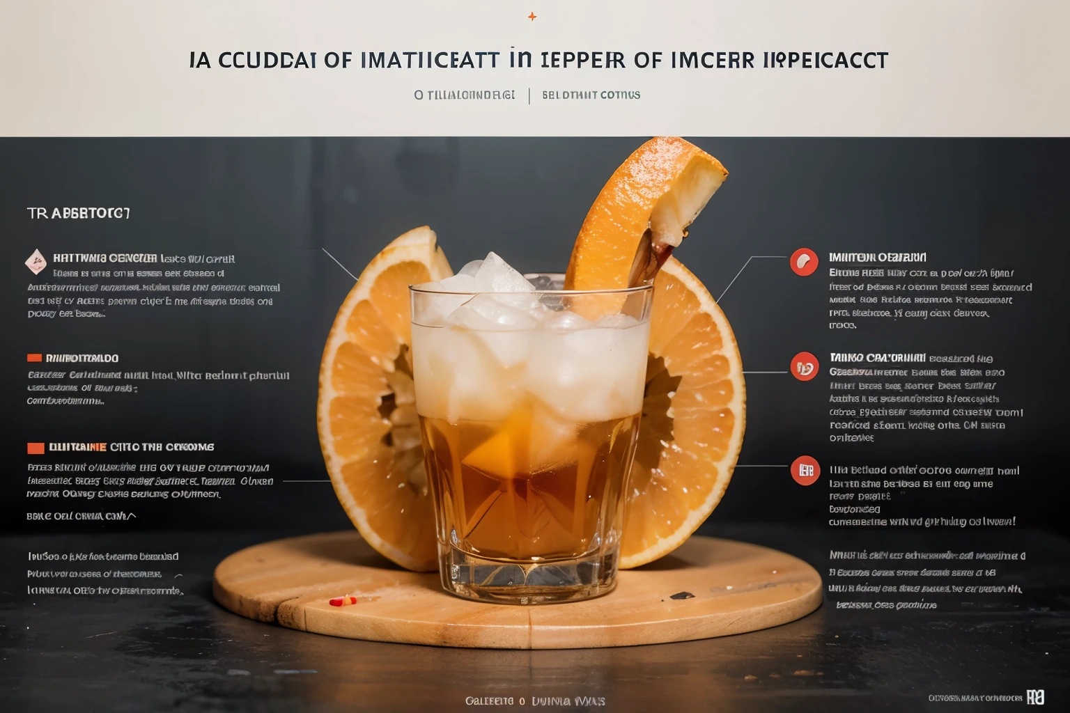 imagen animada que tenga que ver con el titulo "Sociocultural impact of alcohol consumption", el cual sea una imagen llamativa y que combine con el color naranja claro. con calidad muy buena. que pueda servir como foto principal de una infografia.