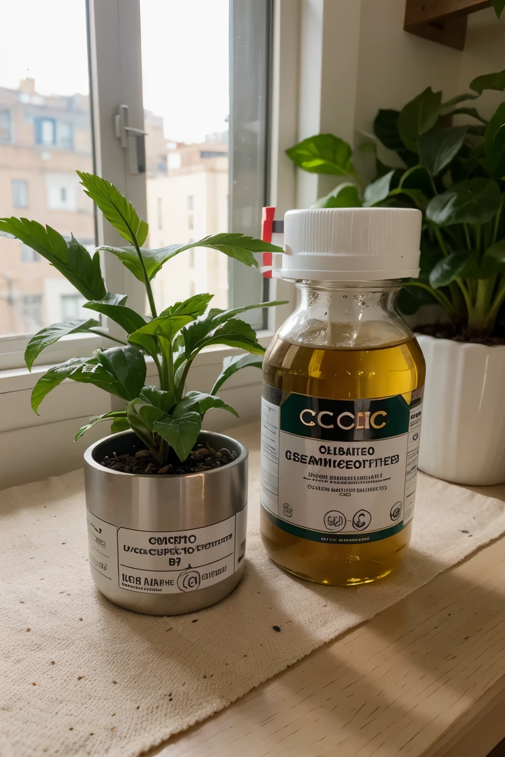 suelo con plantas sembradas y micronutrientes B, Cl,Mn,Cu. ciclo del C y S