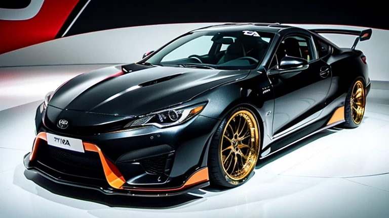 ((best quality)), ((masterpiece)), (ultra-detailed), toyota, belta, sports car style custom,