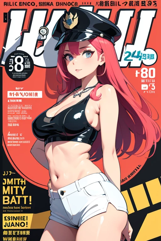 Komi Shuuko,Comic cover style，Bare leg base，Tattoo of the genitals，C cup，slimfigure，Spread your legs wide，moisturized, Radiant and pink skin，cleanness，Fat ass，Naked，exposing your navel，Exposed crotch showing through，Expose the lower half of the breast，Expose all breasts，Leak points，Expose the lower buttocks，exposed，Pink lip flap，Jet black，Thick heart，brown ，Comic title，Mature woman，Skimica style，A loving expression，Seaside vacation，Passionate