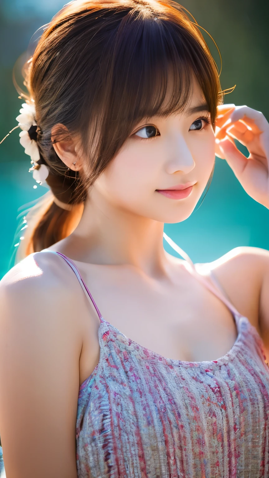 realistic ,masterpiece, highest quality, girl, woman, High resolution, portrait, photograph_light, {{}}, Ulchan-6500-v1.1:0.8、