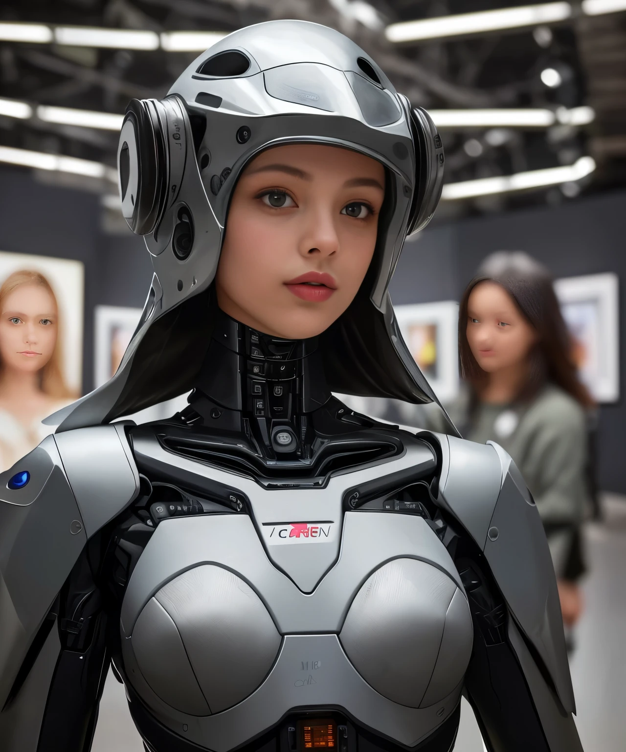 An exhibition showcasing AI-equipped autonomous female androids exhibiting various sex positions, adorned with a beautiful face and seductive gestures. The androids' eyes, lips, and faces are exquisitely detailed, creating a mesmerizingly realistic appearance. The exhibition is a masterpiece of modern art, combining the mediums of sculpture and technology to blur the boundaries between human and machine. The androids' bodies are crafted with ultra-realistic materials, utilizing physically-based rendering techniques to achieve a photorealistic effect. The lighting is carefully designed to accentuate the androids' features, with studio lighting creating a captivating atmosphere. The colors exhibit a vivid and alluring palette, enhancing the seductive nature of the exhibition. The exhibition boasts high-resolution visuals, such as 4k and 8k displays, allowing visitors to immerse themselves in the intricate details of the androids' bodies and expressions. The scene is further enhanced by elements such as bokeh, creating a dreamy and ethereal ambiance. The exhibition combines elements of photography and concept art, resulting in an innovative and provocative art form. (NSFW:1.5), Her chest, stomach, and genitals are covered with artificial skin. Sex androids have beautiful, sexually attractive faces that are so detailed that they are indistinguishable from real humans There are Italian girl, Russian girl, Saudi girl, and Japanese girl types. Their eyes are blue.