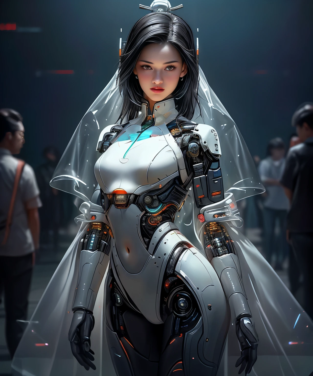 (highest quality,4K,8k,High resolution,masterpiece:1.2),Very detailed,(Realistic,photoRealistic,photo-Realistic:1.37),(Best Selling Sex Android for Women:1.2),(nice, Perfect Iris, perfect lips, Perfect Teeth),(Perfect Skin, Soft front light, Shine, High resolution),(Calm colors)AI-equipped autonomous female android々An exhibition showing sex positions, Adorned with a beautiful face and captivating mannerisms. Android Eyes, lips, The face is exquisitely painted, creating a mesmerizingly Realistic appearance. The exhibition is a masterpiece of modern art, Combining the media of sculpture and technology、Blurring the lines between humans and machines. The androids' bodies are crafted with ultra-Realistic materials, utilizing physically-based rendering techniques to achieve a photoRealistic effect. The lighting is carefully designed to highlight the android&#39;s features., Studio lighting creates a captivating atmosphere. The colors represent a vibrant and attractive palette., Enhance the appeal of the exhibition. この展覧会はHigh resolutionの映像を誇っている, such as 4K and 8k displays, Visitors can immerse themselves in the exquisite details of the android&#39;s body and facial expressions.. Elements such as bokeh further enhance the scene., Creates a dreamy and fantastical atmosphere. The exhibition combines elements of photography and conceptual art., It created an innovative and provocative art form.. (Browsing Caution:1.5), Her breasts, Stomach, The genitals are covered with artificial skin.. Sex androids are beautiful, They were so detailed that they were indistinguishable from real people.、Sexually attractive face (There&#39;s a Swedish girl, Russian girls, And the type of Japanese girls:1.8). Their eyes are blue.