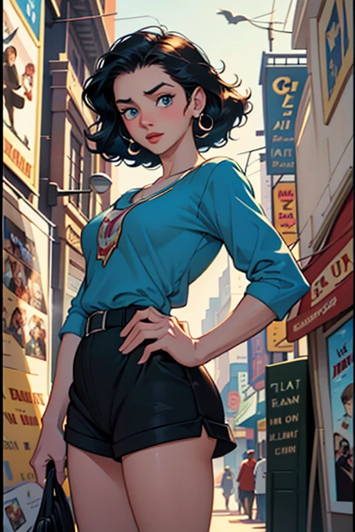 Cartoon story(((Old movie posters from the 30s))),(poster for),((charicature)),Disney Animation Art Style,tmasterpiece,super-fine,Ultra photo realsisim,Hyper-realistic,best qualtiy,8K,ultraclear,hight resolution