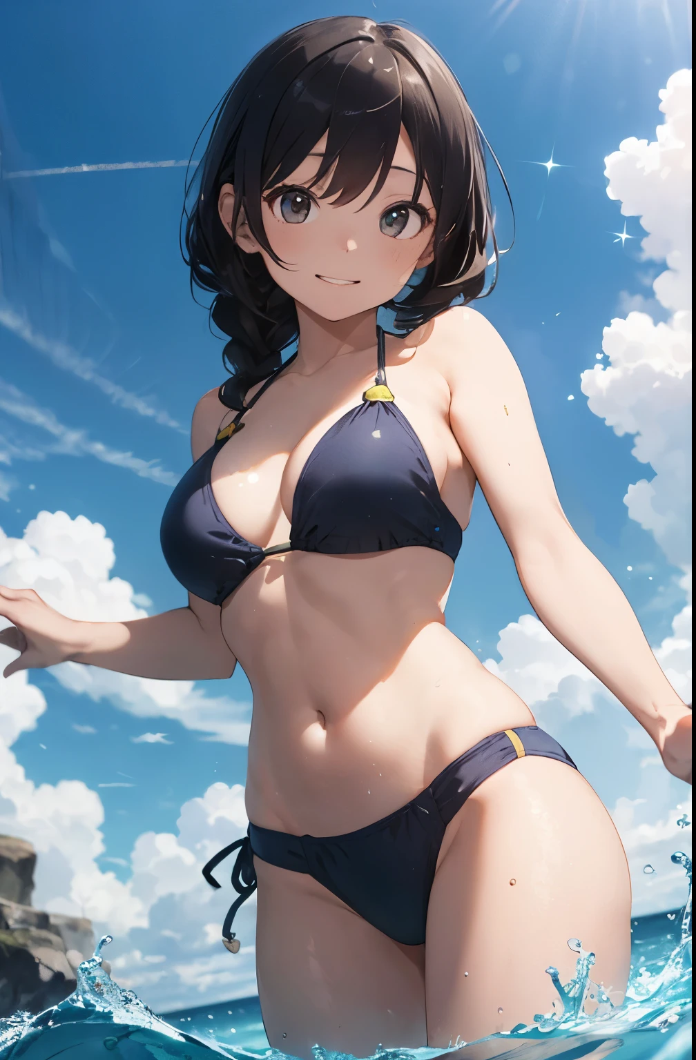 High resolution、
One beautiful young woman、
(Masterpiece 1.5),super high quality, Super detailed,Perfect drawing,NFSW、Beautiful woman、Beautiful shiny skin、A kind smile、Beautiful black hair、Braid、(((beautiful swimwear)))、(((luxury swimwear)))、。.。.。.3D、16k illustrations、((Clear Face))、High Resolution、Nice background、Beautiful background、Spotlight、Vibrant colors、(((Detail view)))、Perfect beautiful girl、(((Perfect photo)))Wakame seaweed、Wakame seaweed、Wakame seaweed、Wakame seaweed、Wakame seaweed、Wakame seaweed、Wakame seaweed、
