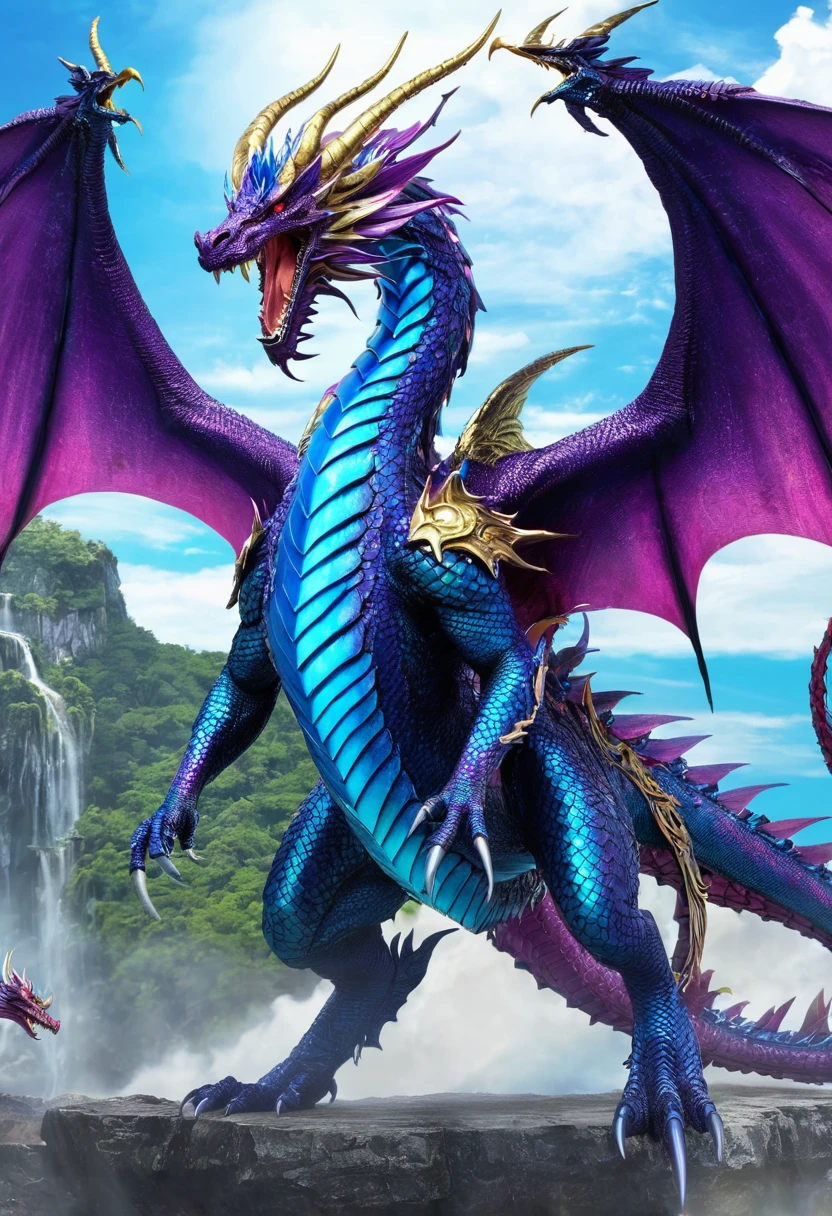 Summoned Beasts Bahamut,dragon queen,Empress of the Sky