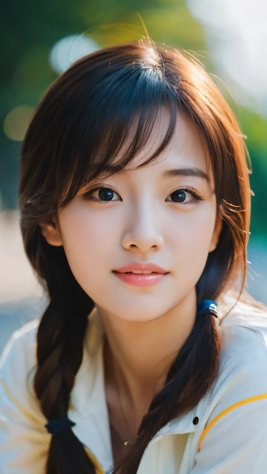 realistic ,masterpiece, highest quality, girl, woman, High resolution, portrait, photograph_light, {{}}, Ulchan-6500-v1.1:0.8、