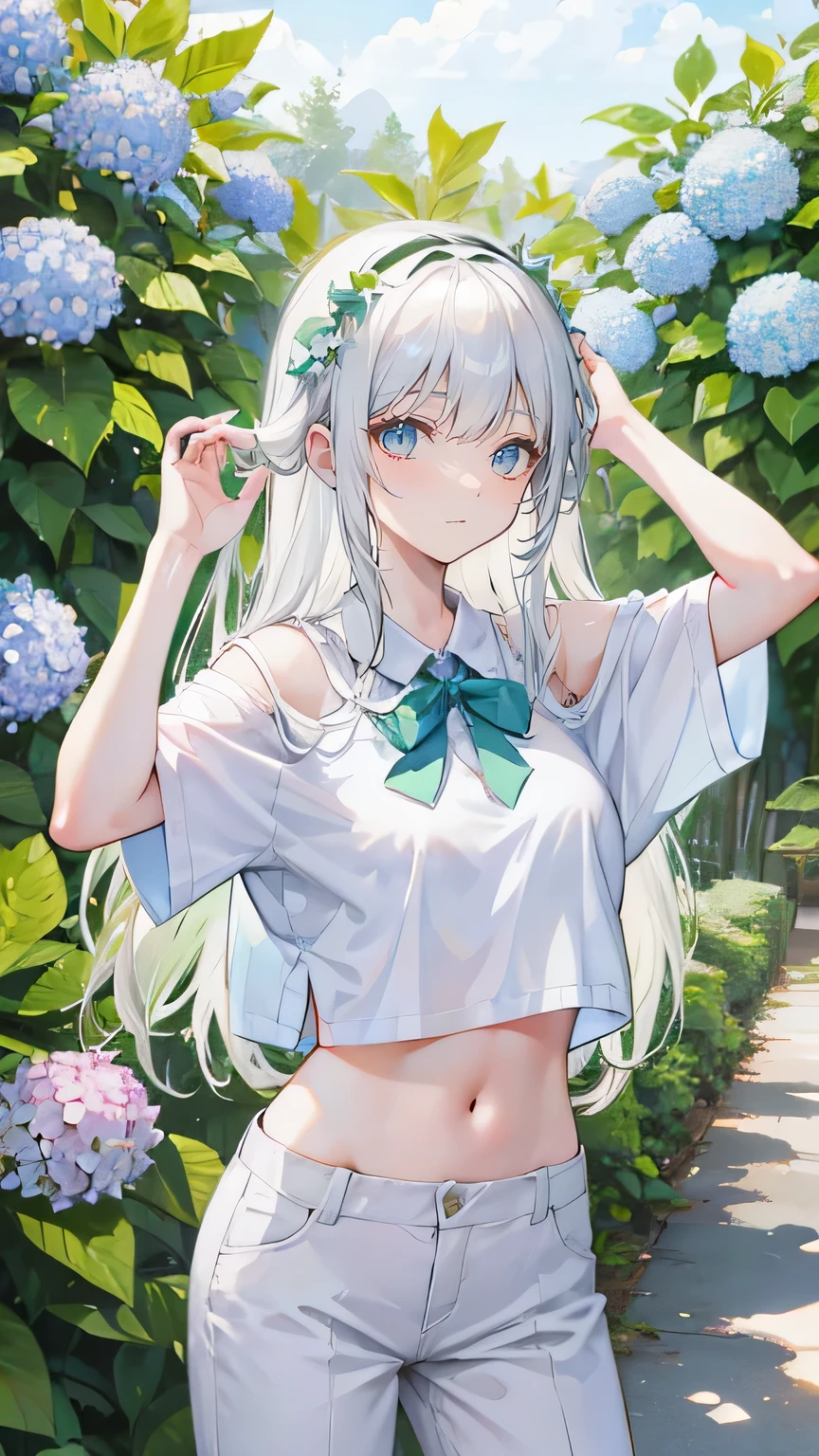 Masterpiece. shiroko model, dready (A  girl with beautiful detailed eyes, long hair, (white light hair), bright  bright  aqua eye, (medium breast).(Young girl , cute girl). White shirt. Open breast. embarased. Tears. black hair Clip. Black short skirt. Little  pussy. Perfect legs. The depth of field in the photo is perfect and the lens flare adds a nice touch. The fine details on her face really stand out, score because of this photo Definitely greater than 10. Blood come out from girl pussy