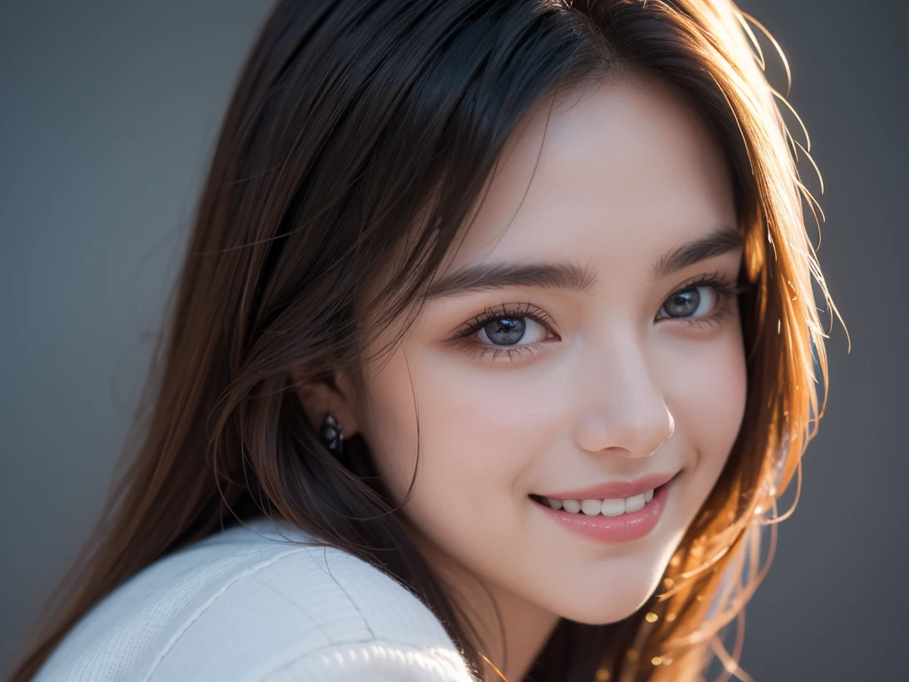 masterpiece, high quality, High resolution, Super detailed, beautiful girl, Detailed face and eyes, Beautiful Eyes, Portraiture, smile