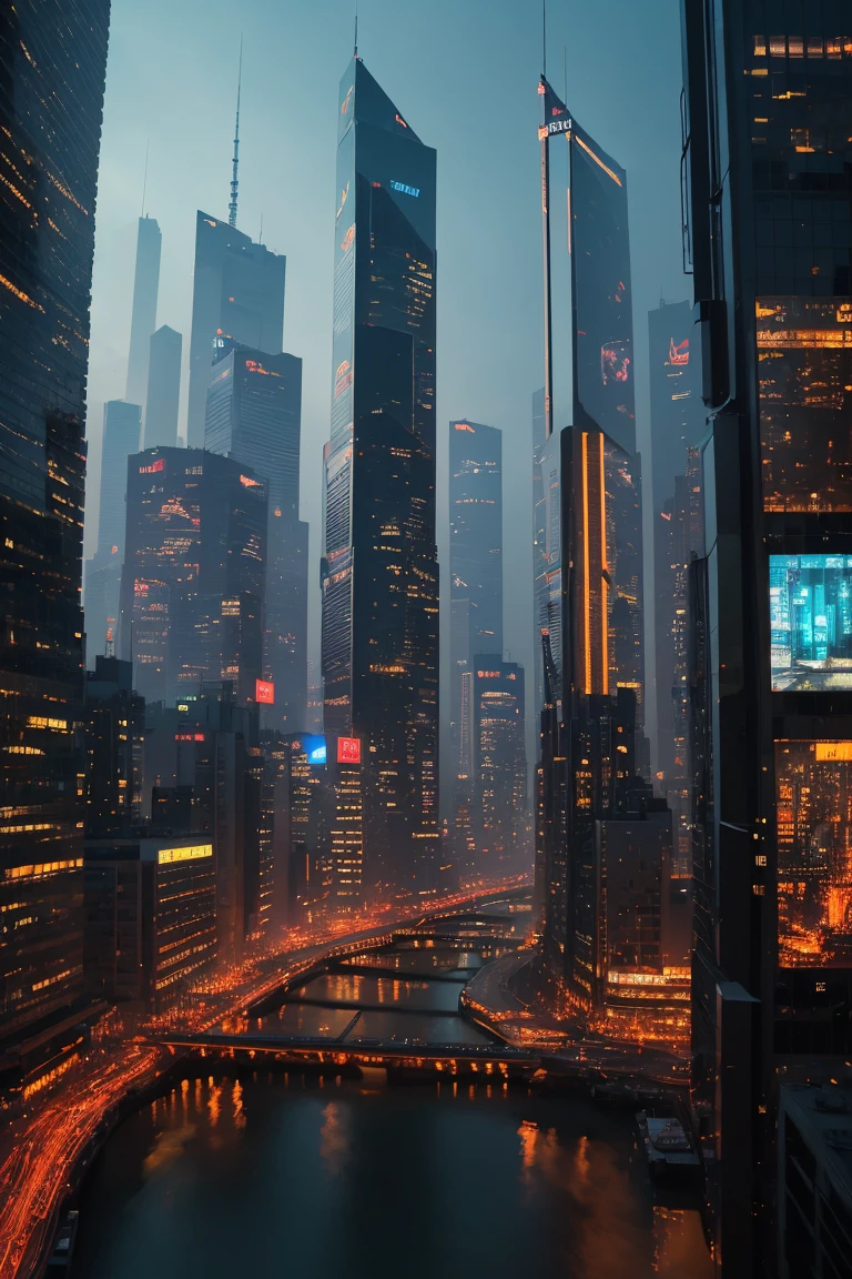 (best quality, 4k, 8k, highres, masterpiece:1.2), ultra-detailed, (realistic, photorealistic, photo-realistic:1.37), office in a skyscraper in a big city, female cyborg, beautiful detailed eyes, beautiful detailed lips, beautiful detailed face, extremely detailed eyes, extremely detailed face, long eyelashes, sits with her feet up in a luxurious chair, heavy men's boots, high quality, absurdity, masterpiece, beautiful, complex parts, 1/2 body trimmings, slender body, beautiful figure, magnificent anatomy, complex parts:1.12, HDR, complex parts:1.15, natural skin textures, hyperrealistic, soft light, cyberpunk aesthetic, futuristic composition, vibrant colors, metallic reflections, hazy atmosphere, neon lights, sleek architecture, glass windows, bustling cityscape, towering skyscrapers, advanced technology, surreal elements, digital holograms, intricate circuitry, mechanical implants, glowing LED lines, advanced robotics, intricate details, realistic shadows, dramatic perspective, geometric shapes.