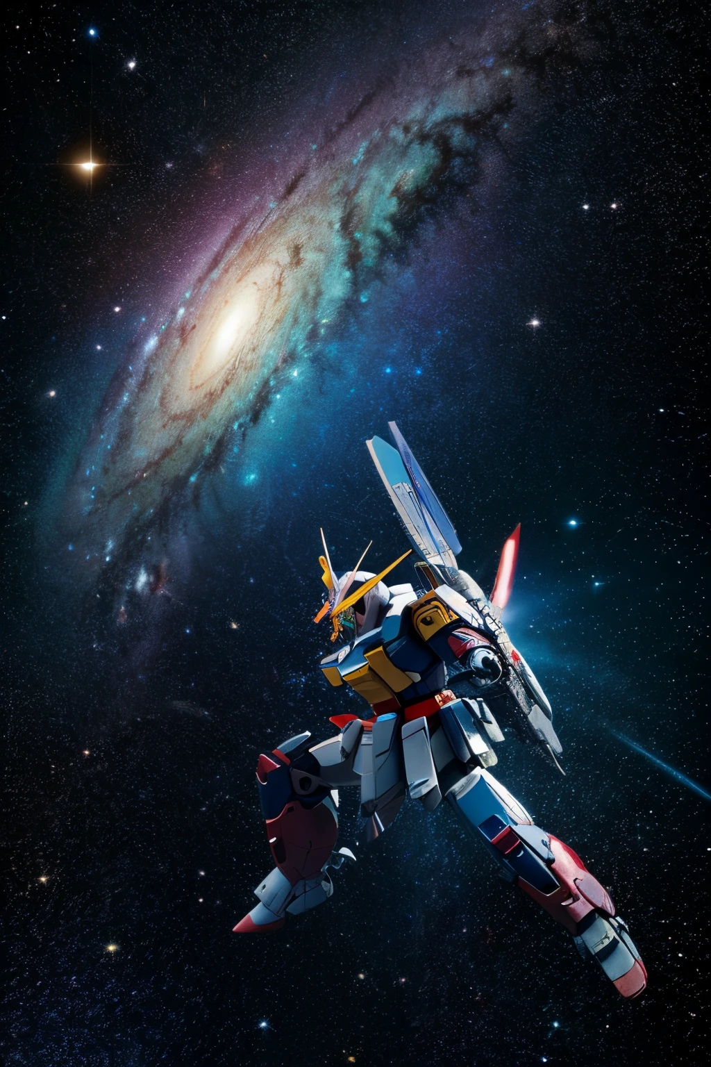 Gundam space background