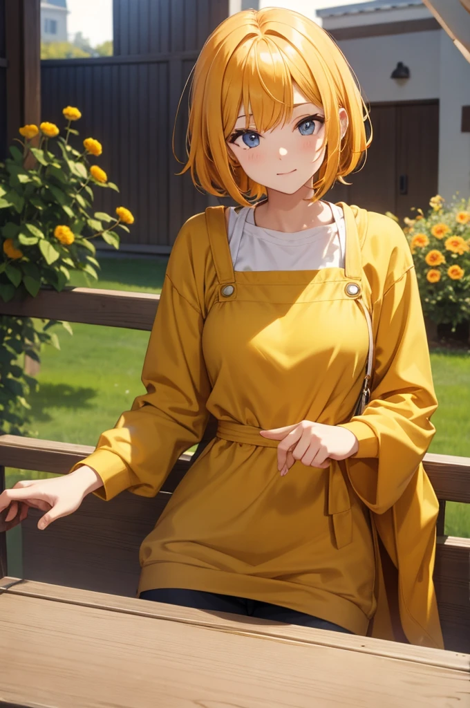 mustard hair
