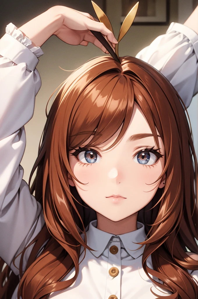 chestnut hair