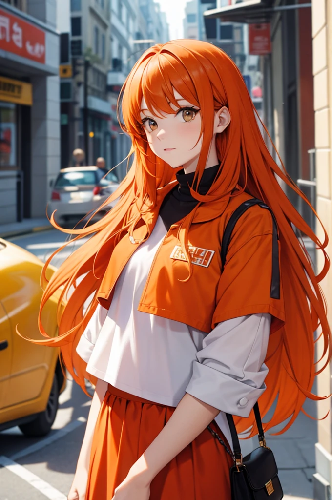 orange hair