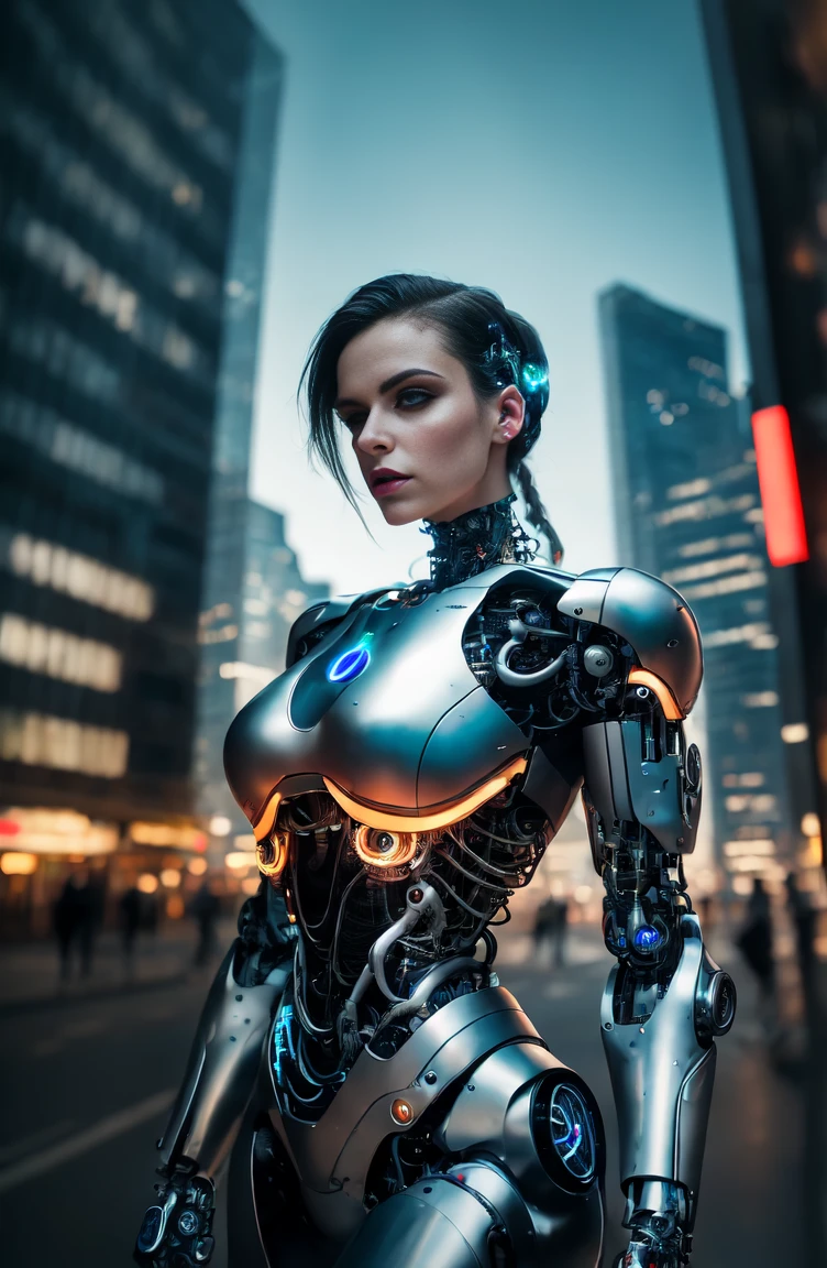(1girl em:1.3)、solo、__partes do corpo__、Arte Oficial、Unity 8k Wallpapers、ultra-detalhada、beautifully aesthetic、Lindo fiz、obra prima、qualidade superior、.RAW、obra prima、fotos ultra finas、qualidade superior、超A high resolution、Fotorrealista、retrato de corpo inteiro、Incrivelmente bonito、dinamic poses、rosto deliciado、olhos vivos、(Vista lateral)、Ela usa um mech futurista、Neon Tokyo Background、Um rosto detalhado、fundo ocupado complexo detalhado、desordem、um lindo、leitosa、pele detalhada、Detalhe realista da pele、visible pore、foco nítido、volume Neblina、8k UHD、DSLR Camera、alta qualidade、filmgrain、de pele branca、fotorealisim、Lomografia、sprawling metropolis in a futuristic dystopia、visto de baixo、semi transparente、She wears a mechanical prosthetic limb、She wears a mechanical prosthesis on her leg。Remover pessoas em segundo plano、Bodysuit preto、Ceramic Left Arm、Wear futuristic glasses、