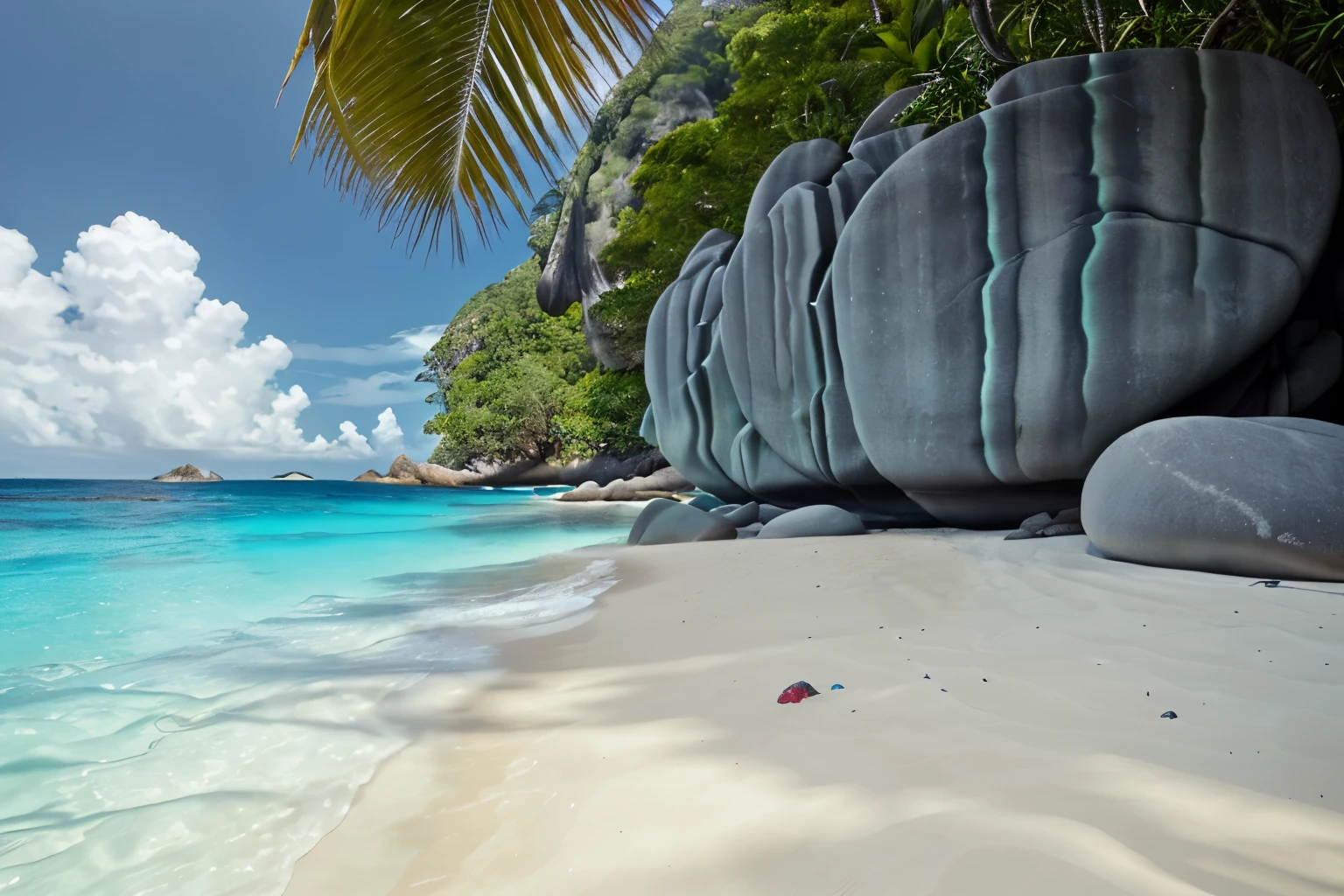 Anse Source d'Argent, Seychelles: Known for its dramatic granite boulders, powdery sand, and turquoise waters, making it a paradise for photographers.