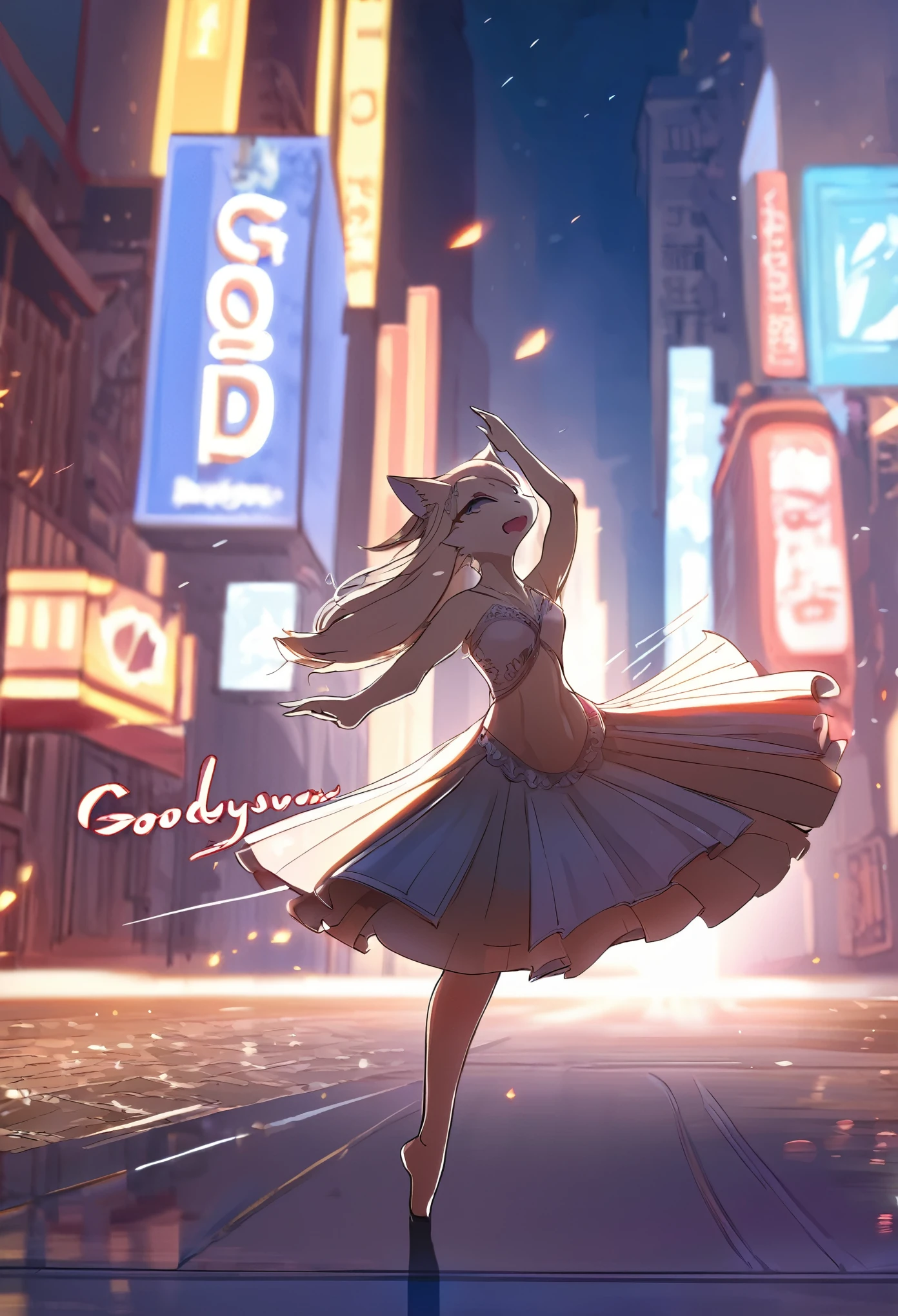 top quality, best quality, High-quality illustrations, masterpiece, detailed background, Broadway musical, dancer, absurdres, perfect anatomy, good lighting, cinematic shadow(kemono, furry anthro)(sound effects, motion blur),