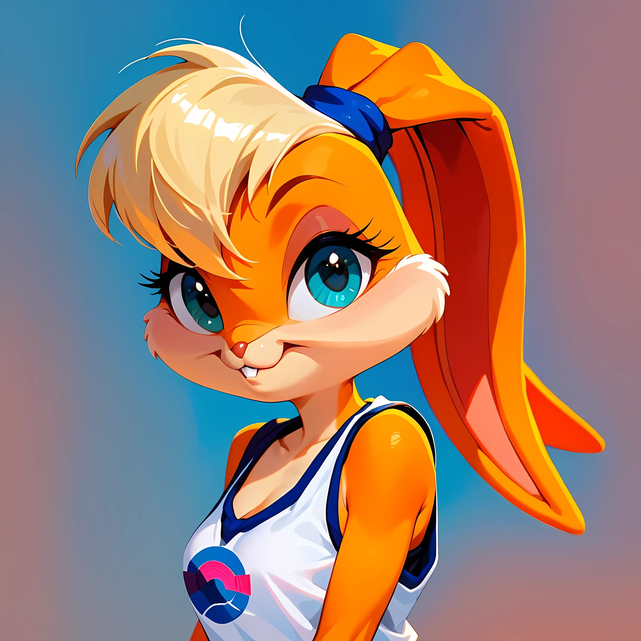 score_9, score_8_up, score_7_up, Lola Bunny, cute background
