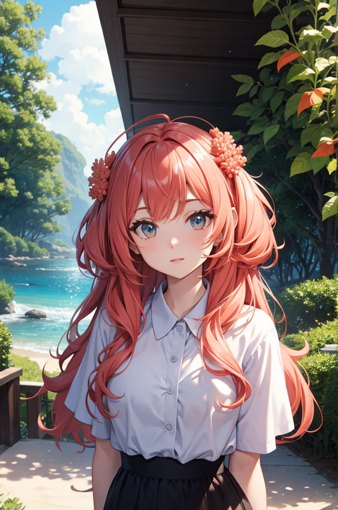 coral hair