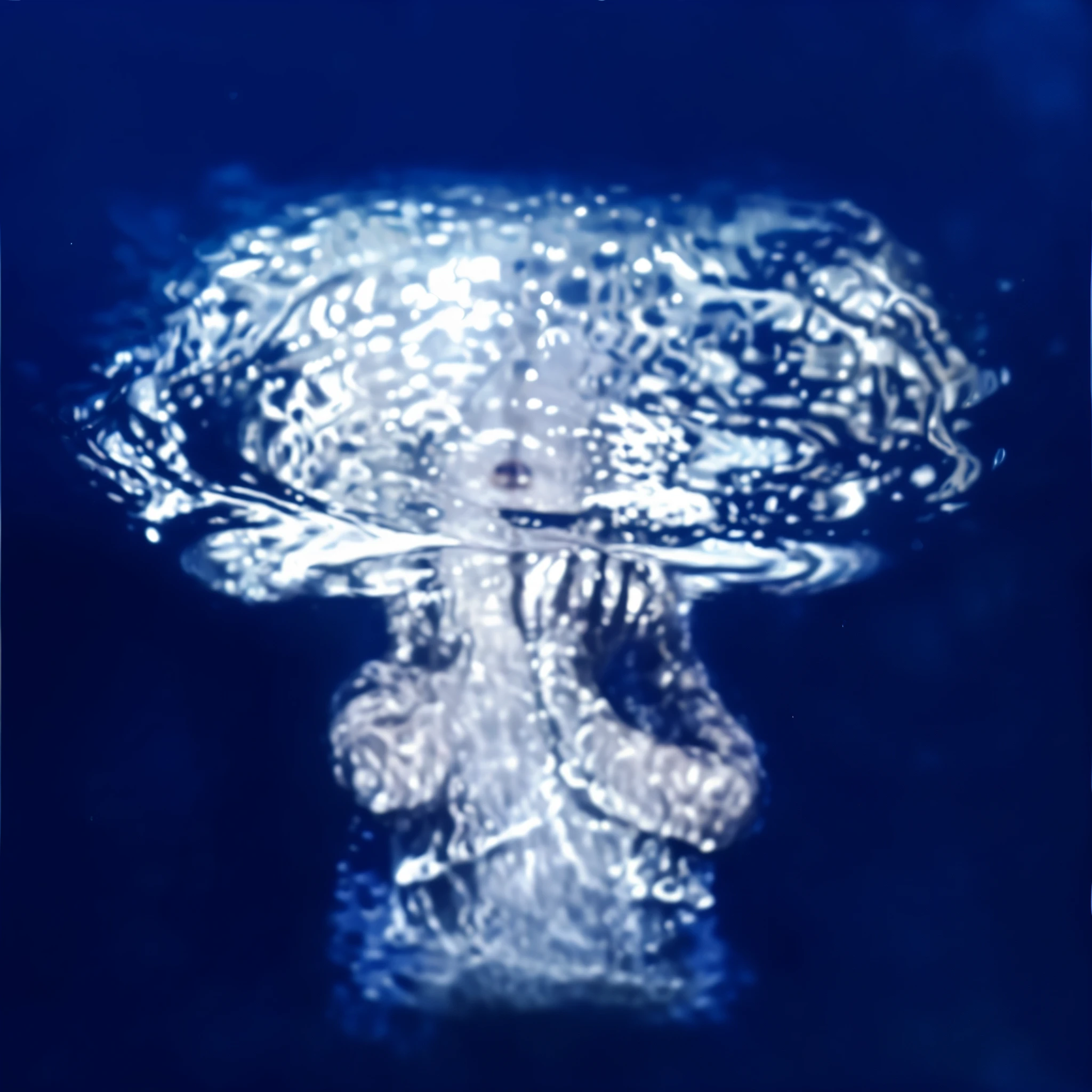 best quality, masterpiece, Ultra-high resolution,There are a lot of bubbles under water,Small blisters,Large blisters,(realism:1.5), original photo,, Deep shadows, Cold Light