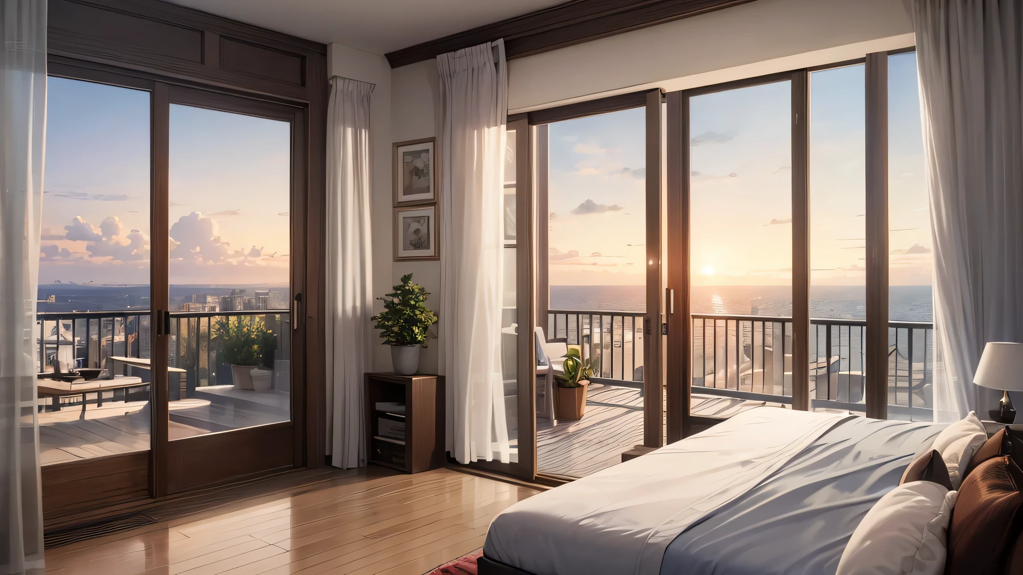 High Floor Sea View Room，Look inside out