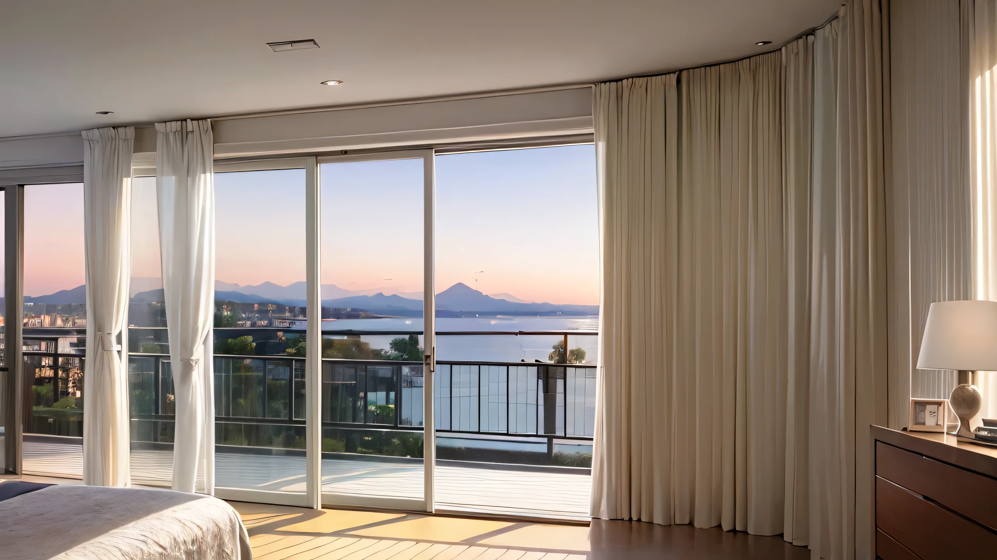 High Floor Sea View Room,Look inside out