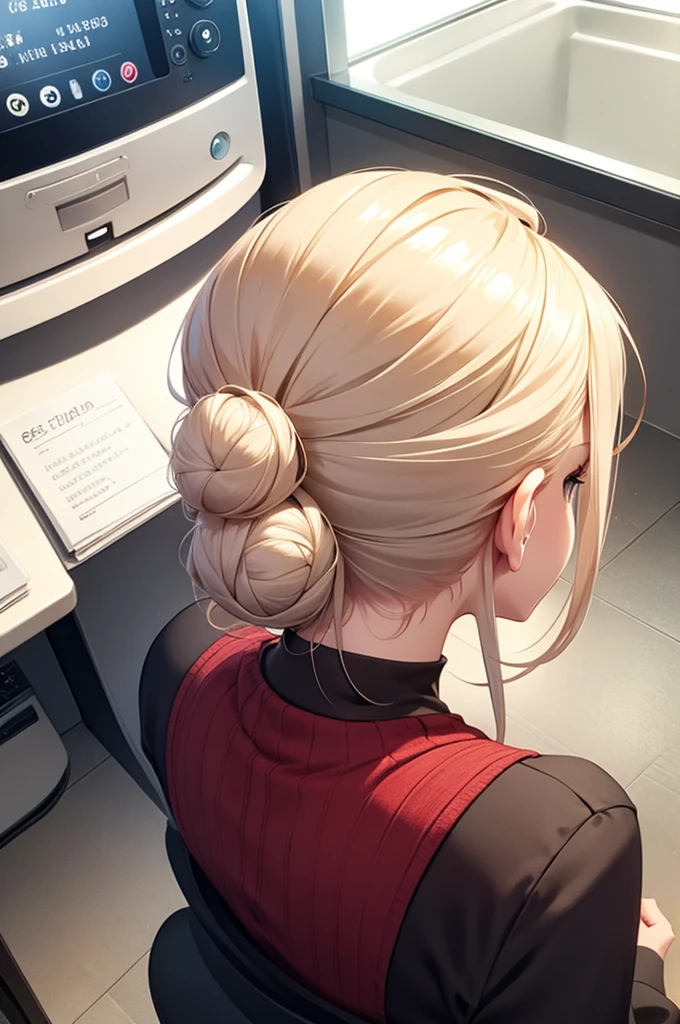 single hair bun