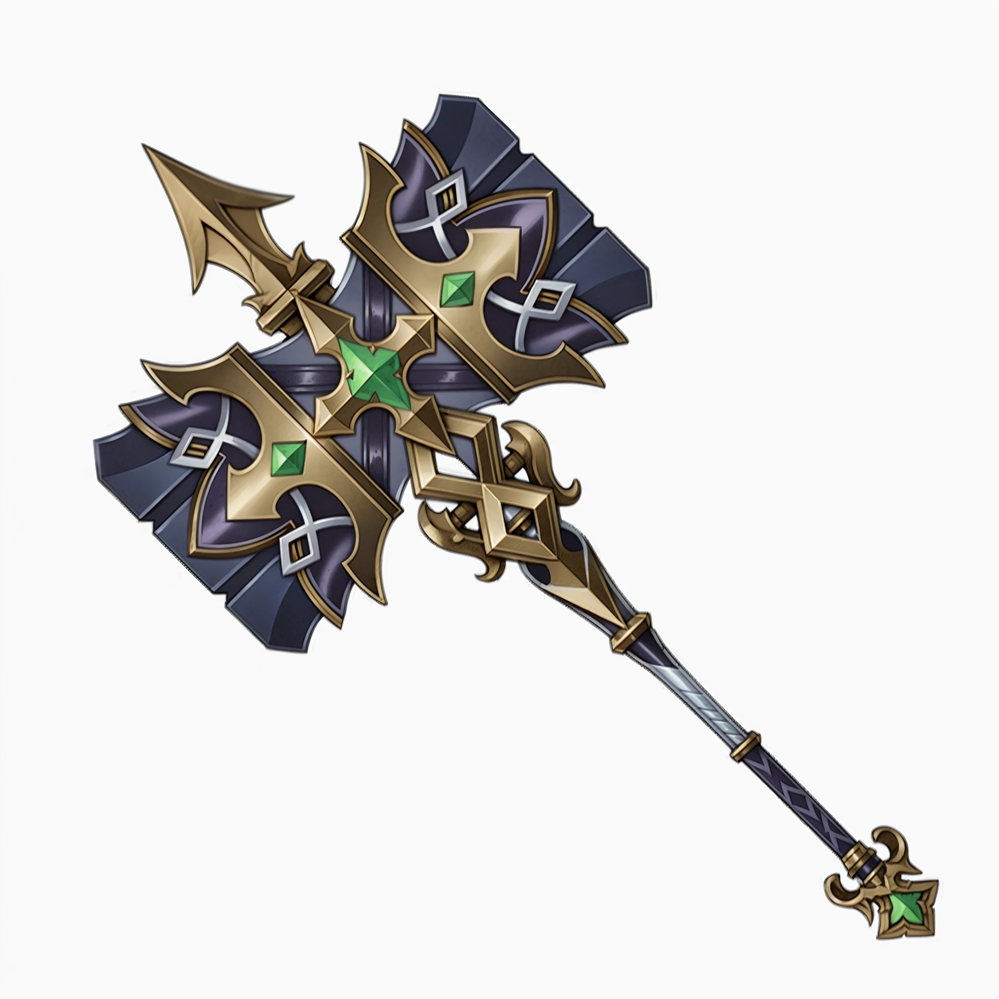 Close up of a large metal axe with a red and black pattern, World of Warcraft Blizzard Weapon Art, hammer weapon, epic Fantasy weapons art, Tomahawk, ax element, Fantasy RPG Weapon Art, Leviathan Axe, Sword weapons, Fantasy weapons, Weapon concept art, weapon design, halberd, Hearthstone Weapon Art, Infinity Blade concept art, Tomahawk