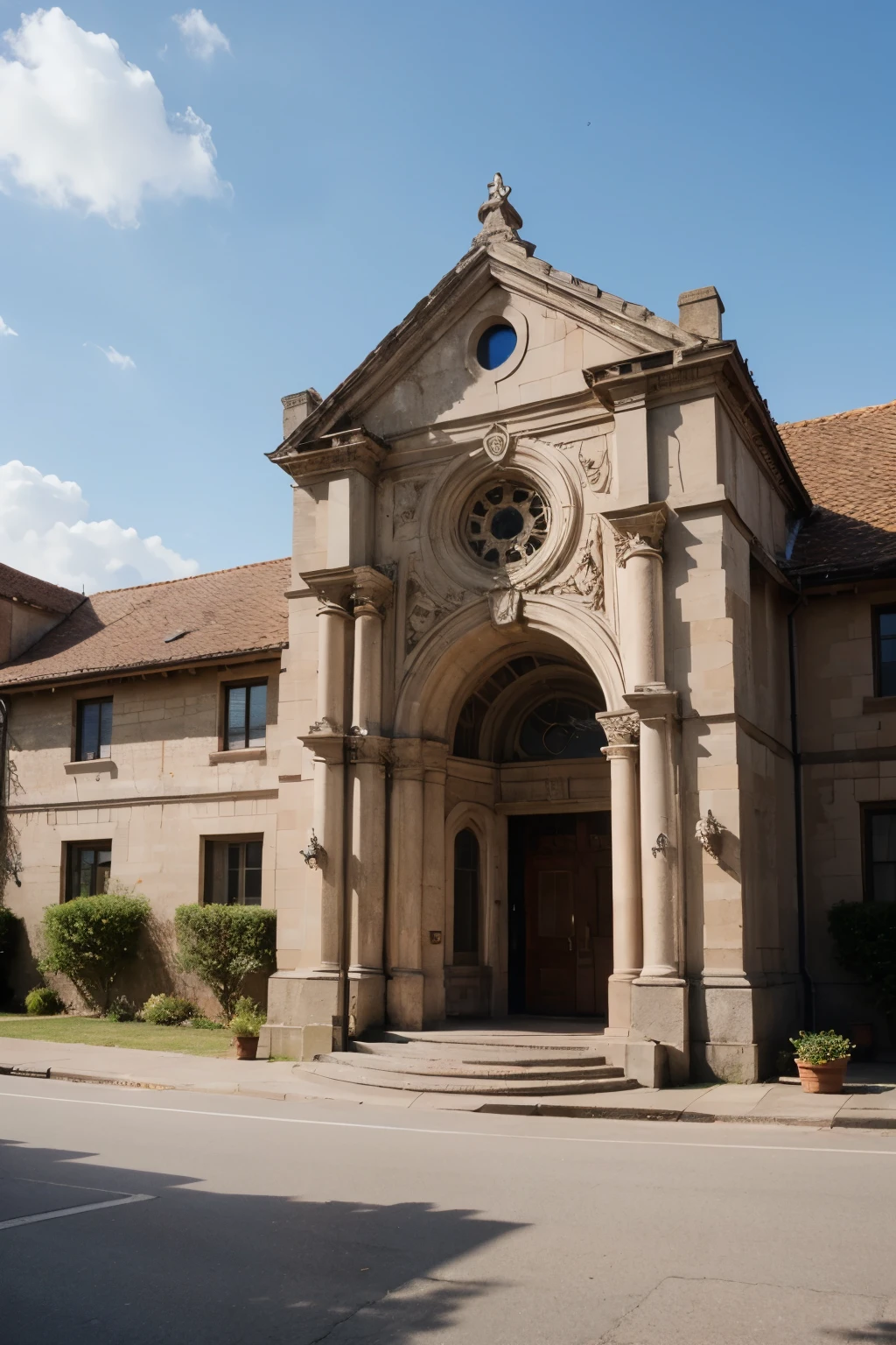 Image of a Romanesque style building