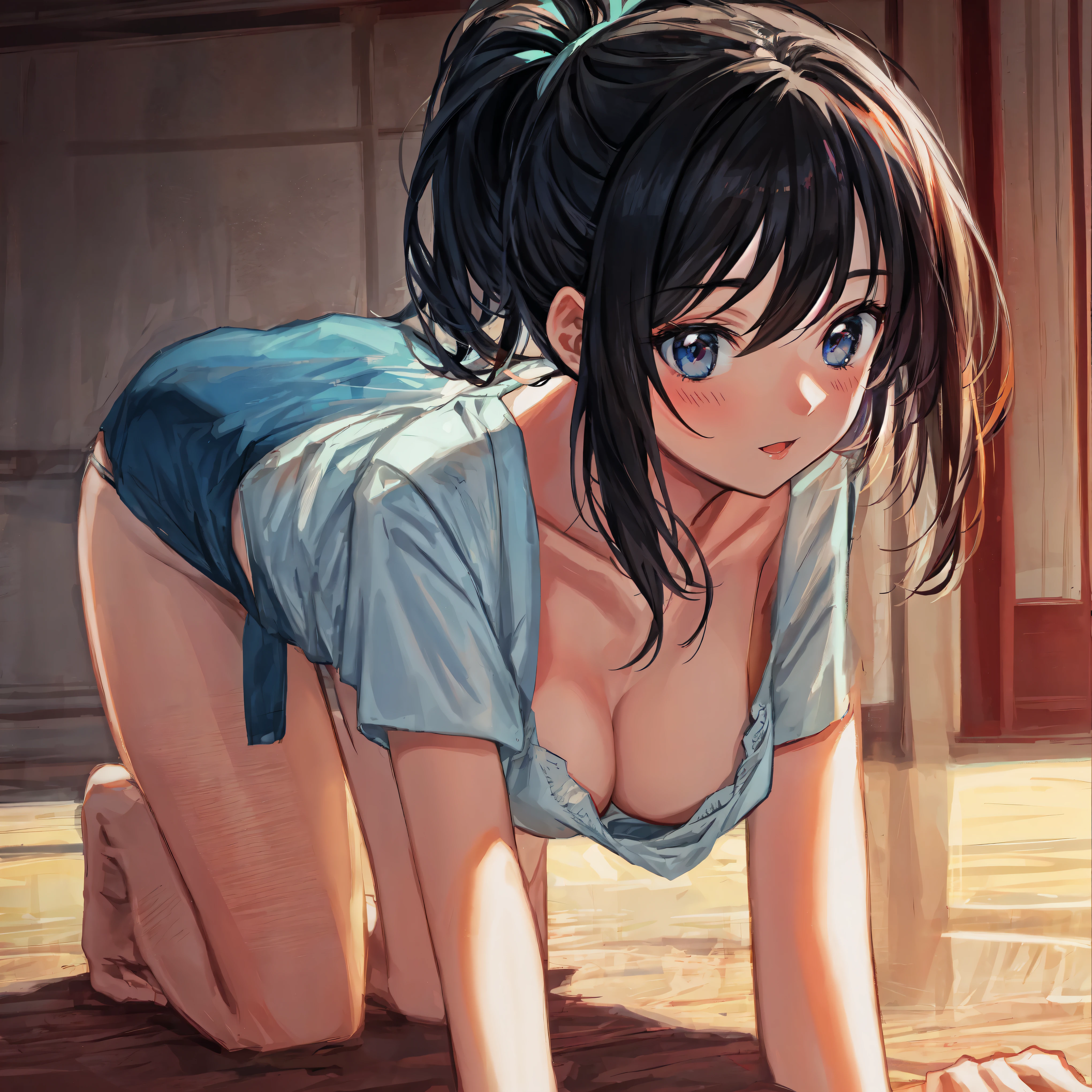 Beautiful illustrations, highest quality, High-quality backgrounds,pretty girl