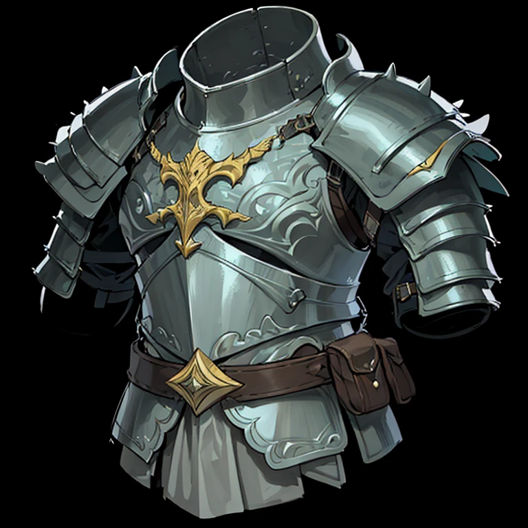 Armor with helmet close-up, Breastplate, Spiked metal armor, thick armor, Detailed armor, Dark Souls Armor Concept, heavy Breastplate armor, medium armor, polished steel armor, Scrap metal armor with spikes, Demon armor, Infinity Blade Armor, Heavy Plate Armor, Silver complex armor, heavy fantasy armor, Detailed fantasy armor, Black Plate Armor