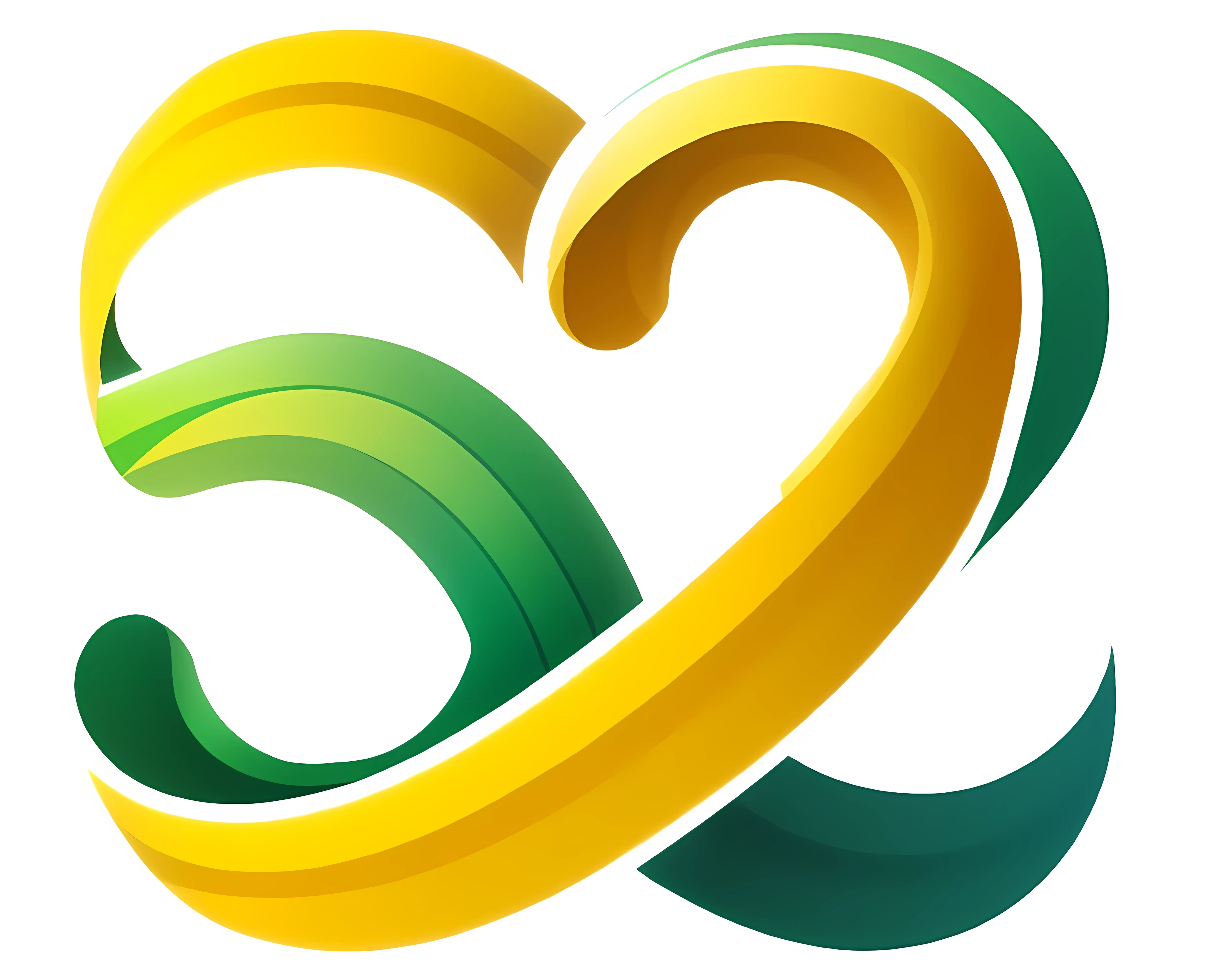 Change to a vector image with simpler yellow and green color gradients,