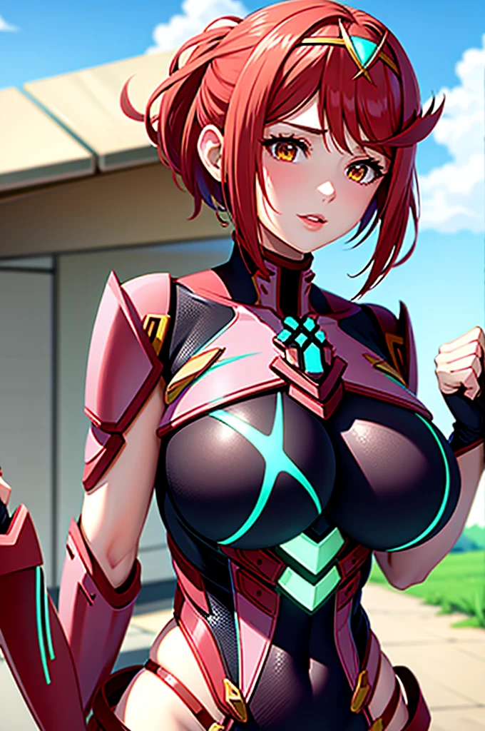 Nipples, Covered_Pussy, fist,ponytail,beautiful_refer to,(alone:1.1), just ... pyra \(xenoblade\), teen_1girl, , bangs, black gloves,. Hide Tags Ban. Mommy.