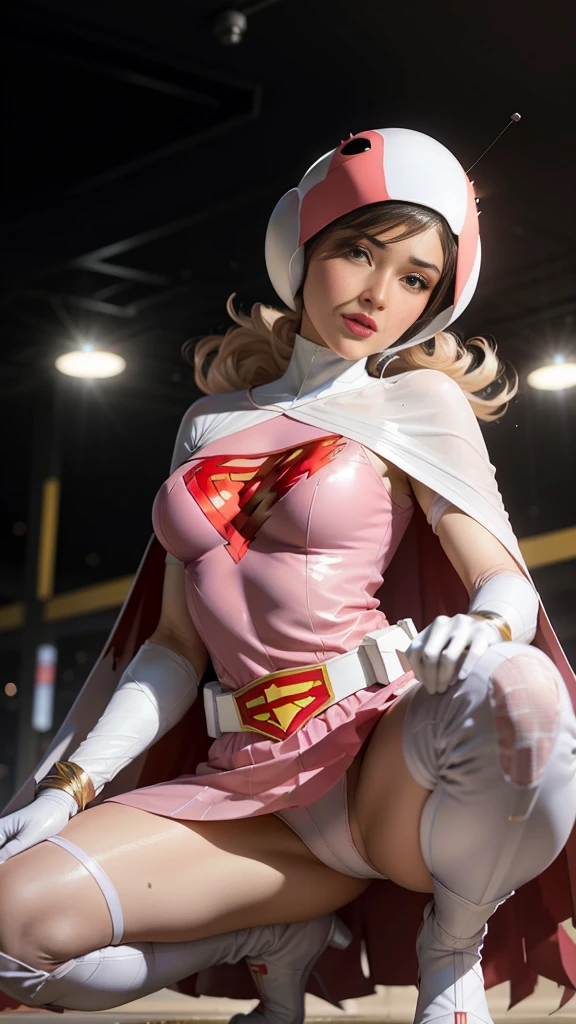 Alafid woman in pink and white clothing sitting on the ground, range murata and Type Germ, Most models | Type Germ, Wonder Woman, ilya kuvshinov and Type Germ, extremely detailed Type Germ, Type Germ julie bell beeple, Type Germ jsc, by ruan jia and stanley Type Germ