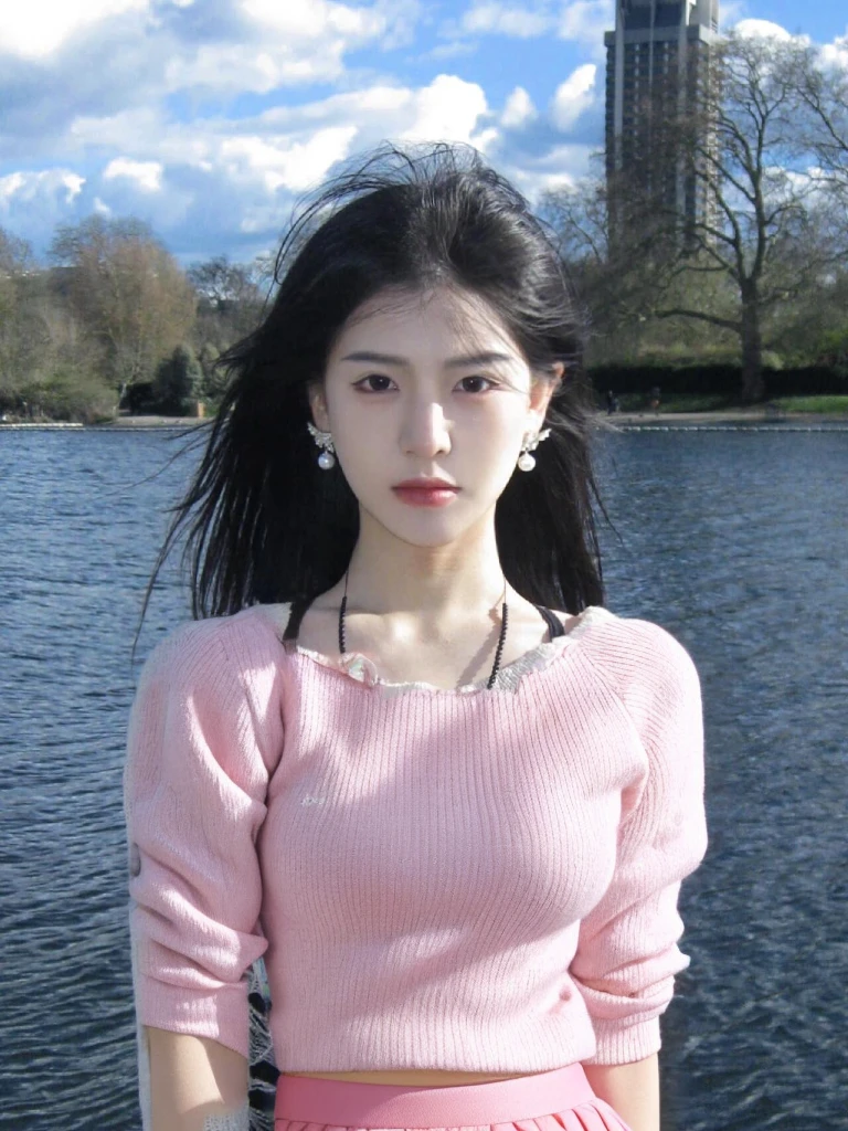 Pink skirt