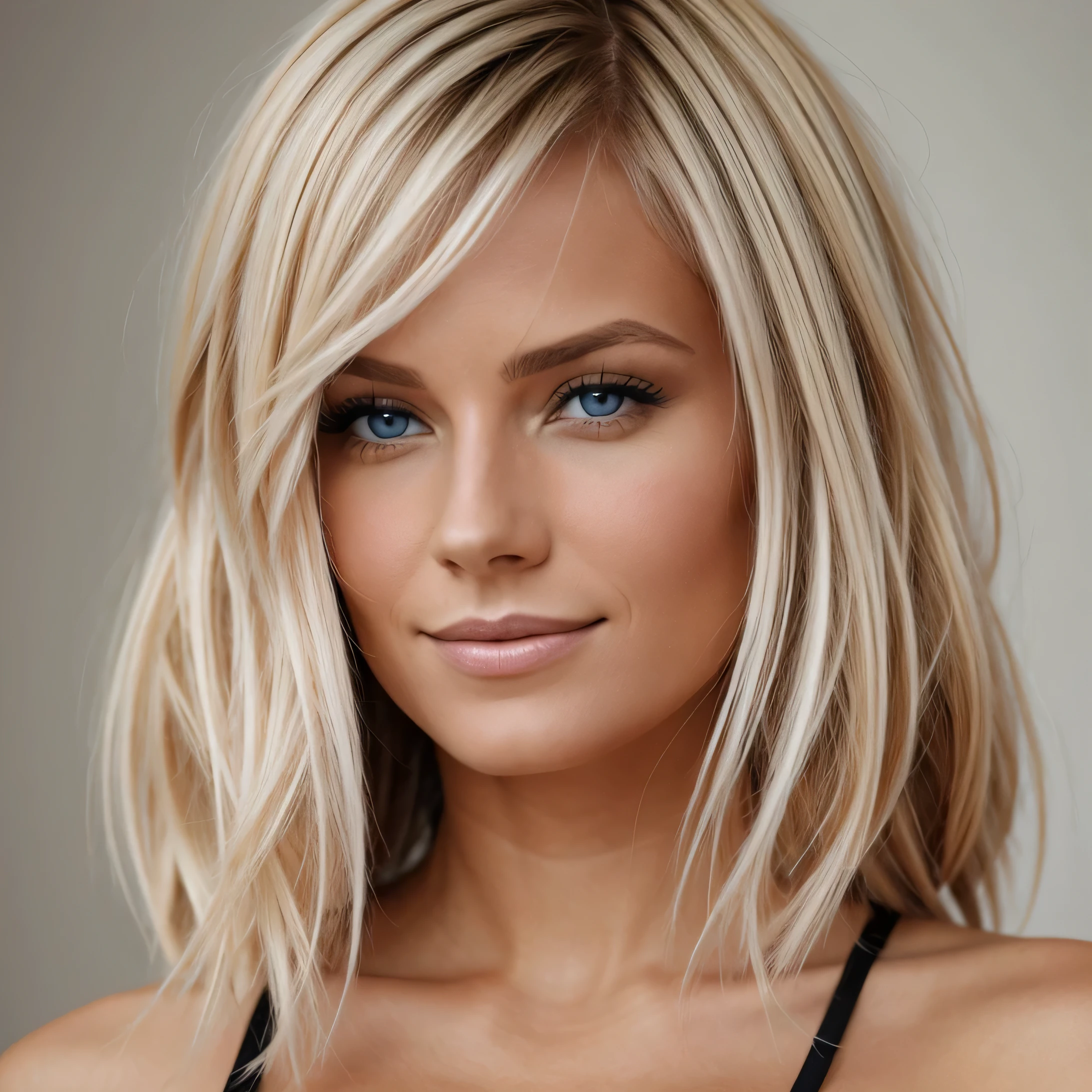 une femme allemande 30 ans cheveux blonde