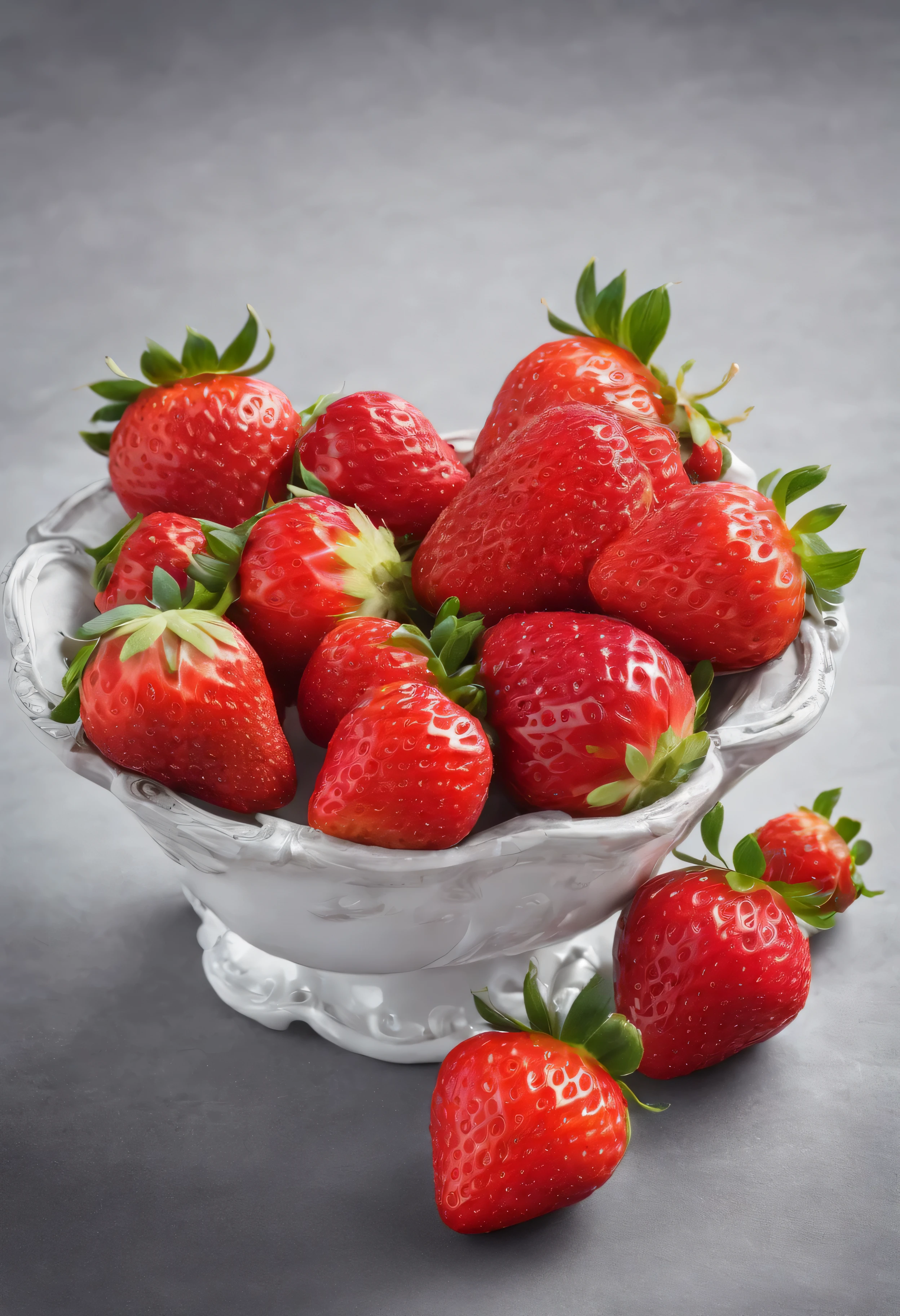 strawberry photography, extremely high detail, red fruit,(Surreal:1.3)