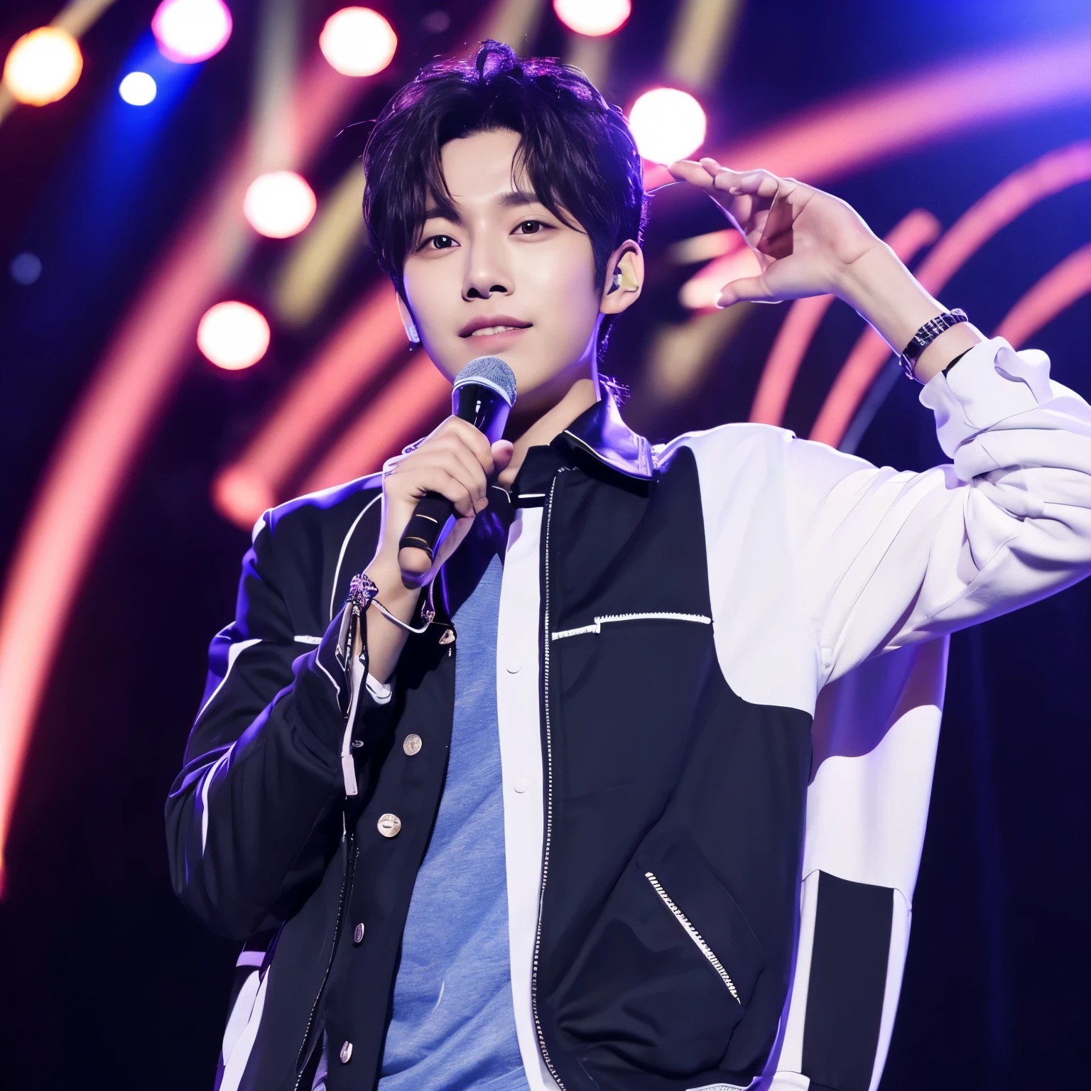 韓国people男性アイドル、１people、good looking、cool、Handsome、stage、live、Spotlight