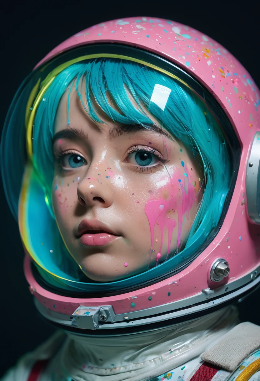 8K, ARTISTIC photogrAphy, best quAlity, mAsterpiece: 1.2), A (potrAit:1.2) Don Bluth Style  ASTRONAUT nude pink Toon Doll, full body RAW candid cinema, cyan hair, 16mm, color graded portra 400 film, remarkable color, ultra realistic, sad admosphere, dark lighting, oppressive atmosphere, depressive colors, kodak portra 400, photograph,r, Natural Light,  Pinhead lighgts, blur reflection, Brush Strokes, Smooth, abstract, Splatter, Oil On Canvas, rainbow colors, fractal isometrics details bioluminescens : a stunning realistic photograph of wet bone structure, 3d render, octane render, intricately detailed, titanium decorative headdress, cinematic, trending on artstation | Isometric | Centered